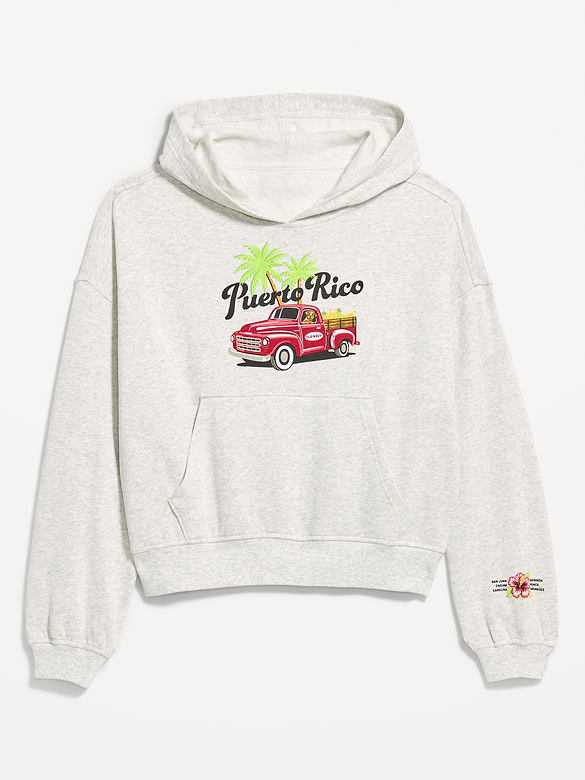 Oversized Pullover Graphic Hoodie Sweatshirt
