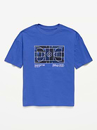 Image number 1 showing, Oversized Short-Sleeve Graphic T-Shirt for Boys