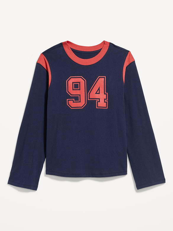 EveryWear Long-Sleeve Graphic T-Shirt