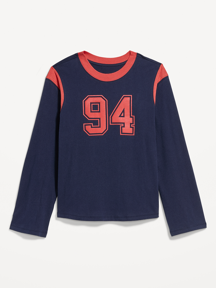 Image number 5 showing, EveryWear Long-Sleeve Graphic T-Shirt