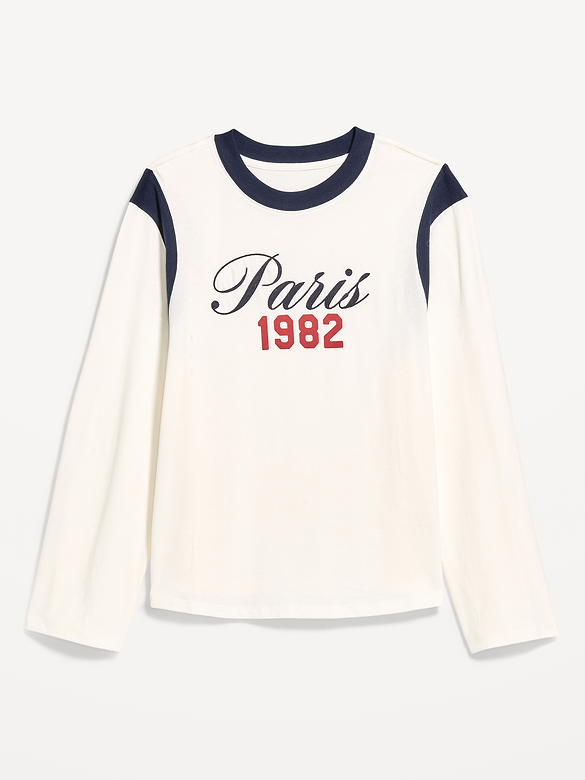 EveryWear Long-Sleeve Graphic T-Shirt