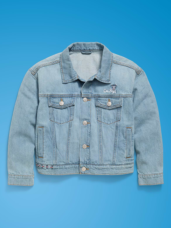 Old Navy x Disney Mickey Mouse Gender-Neutral Denim Trucker Jacket for Kids
