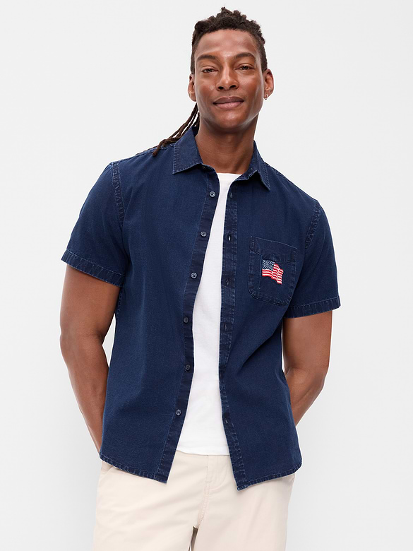 Classic Fit Everyday Denim Shirt