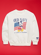 Image number 2 showing, Old Navy x Disney Mickey Mouse Oversized Gender-Neutral Crew-Neck Sweatshirt for Kids