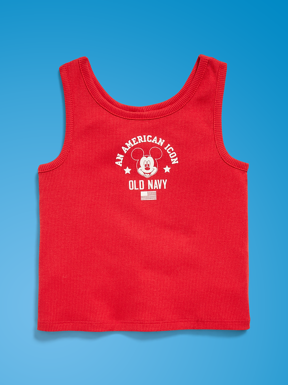 Old Navy x Disney Mickey Mouse Ribbed Tank Top for Toddler Girls
