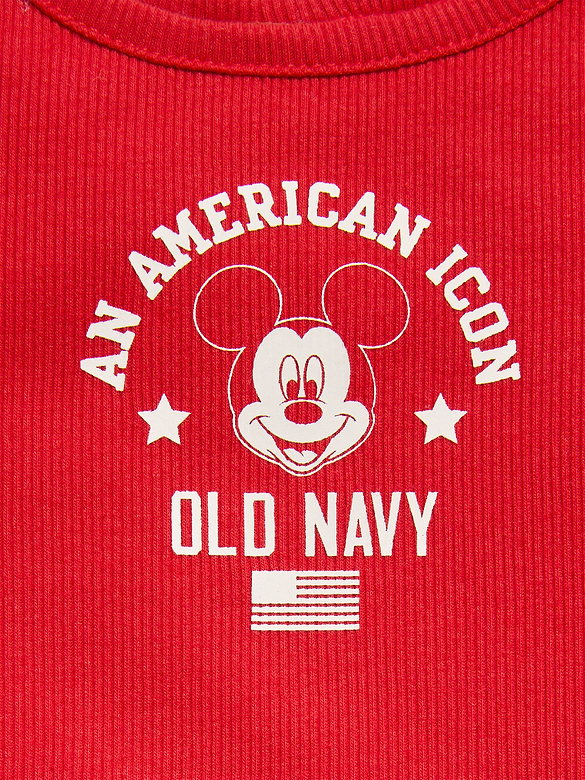 Old Navy x Disney Mickey Mouse Ribbed Tank Top for Toddler Girls