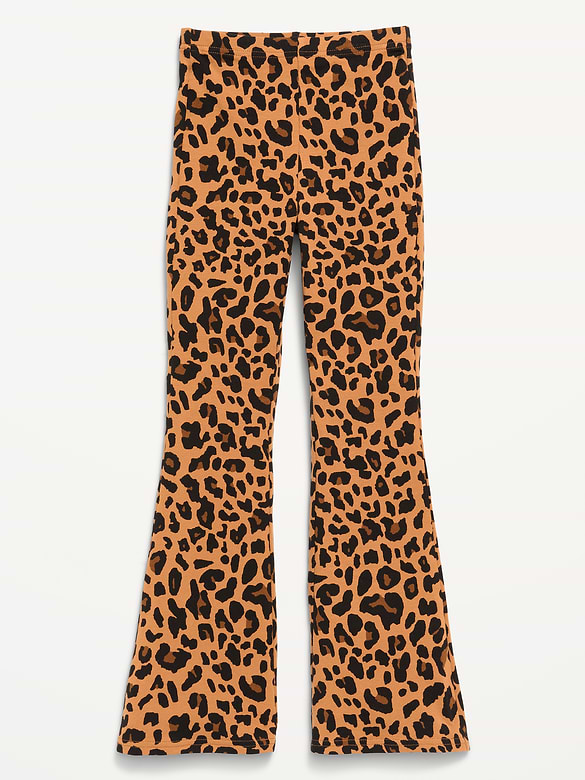 High-Waisted Flared Leggings for Girls