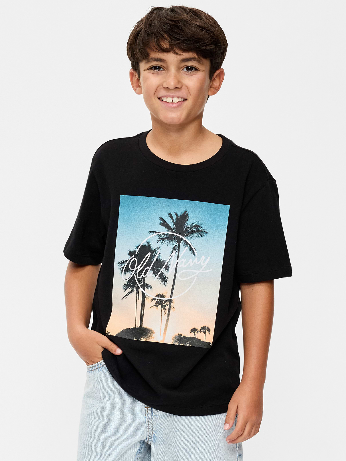 Image number 1 showing, Short-Sleeve Logo-Graphic T-Shirt for Boys