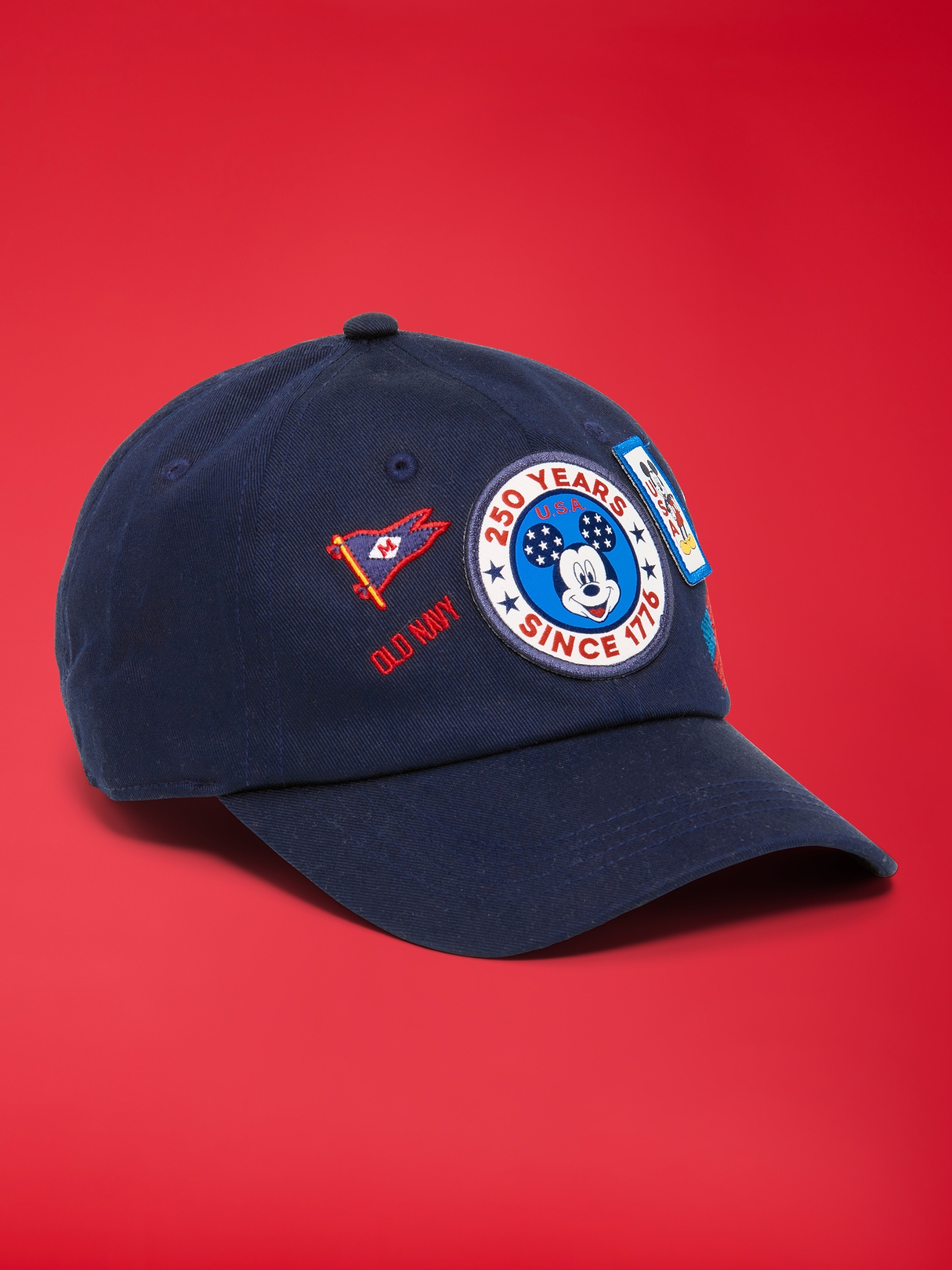 Old Navy x Disney Mickey Mouse Logo-Graphic Baseball Hat for