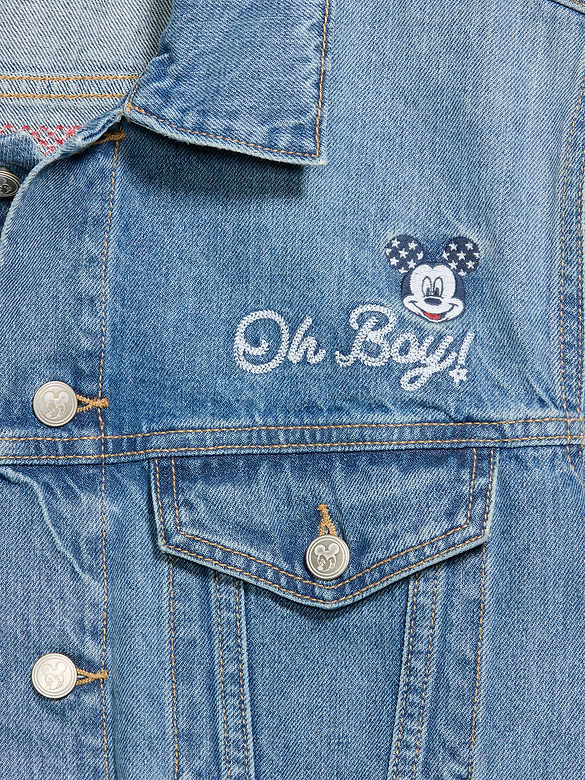 Old Navy x Disney Mickey Mouse Denim Trucker Jacket for Adults