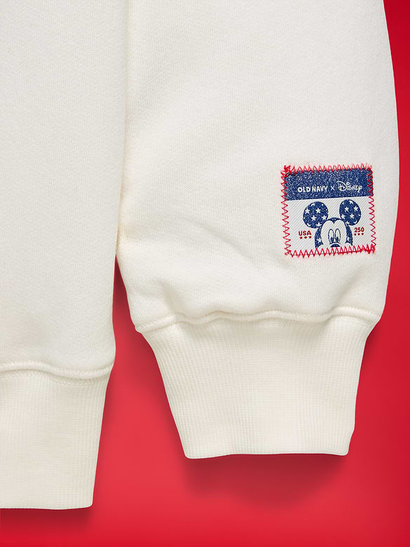 Old Navy x Disney Mickey Mouse Oversized Gender-Neutral Crew-Neck Sweatshirt for Kids
