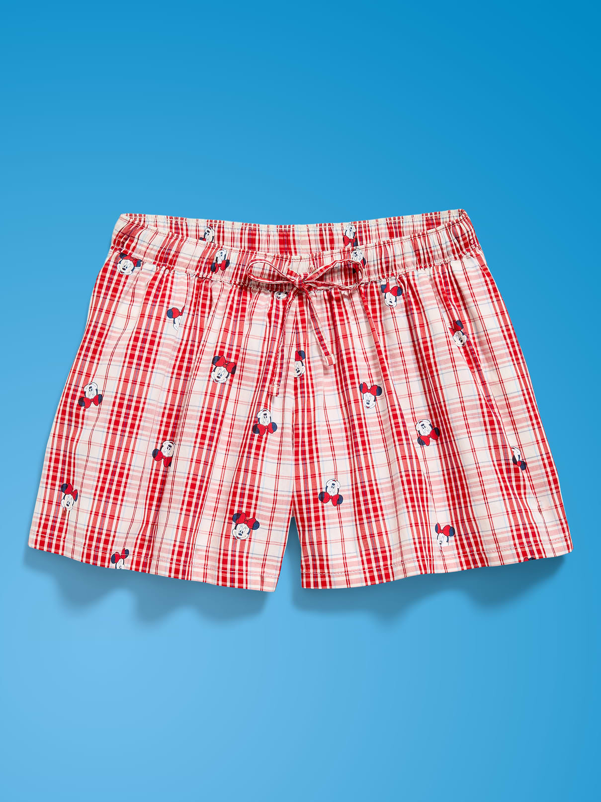 Image number 4 showing, Old Navy x Disney Minnie Mouse High-Waisted Plaid Shorts for Girls