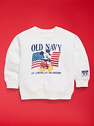 Image number 2 showing, Old Navy x Disney Mickey Mouse Oversized Unisex Crew-Neck Sweatshirt for Toddler