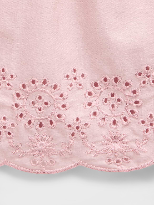 Baby & Toddler Eyelet Hem Pull-On Shorts