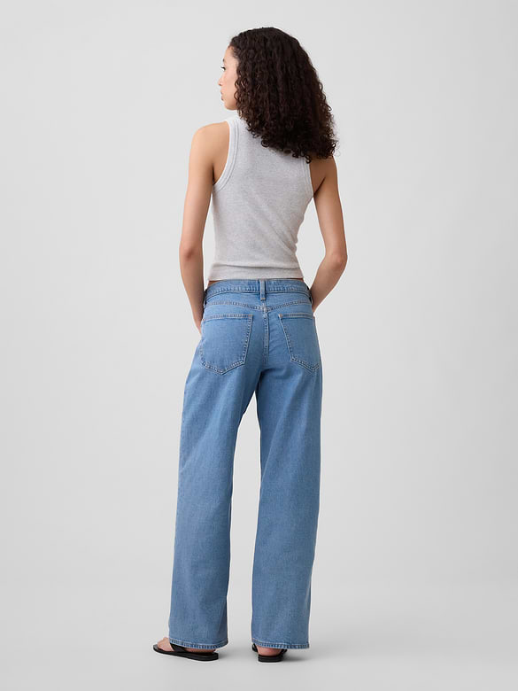 Low Rise '90s Loose Jeans