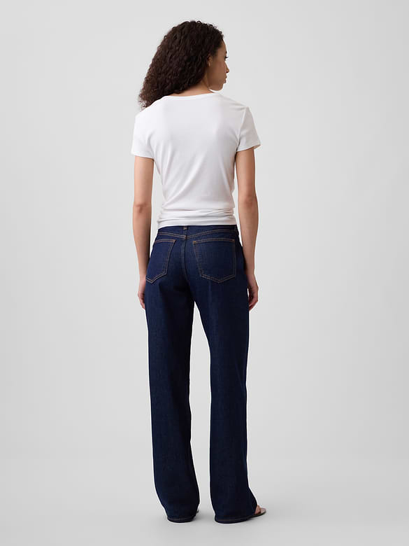 Low Rise '90s Loose Jeans
