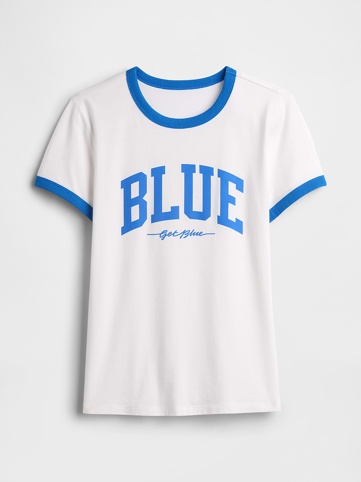 Image number 5 showing, Get Blue Ringer Graphic T-Shirt
