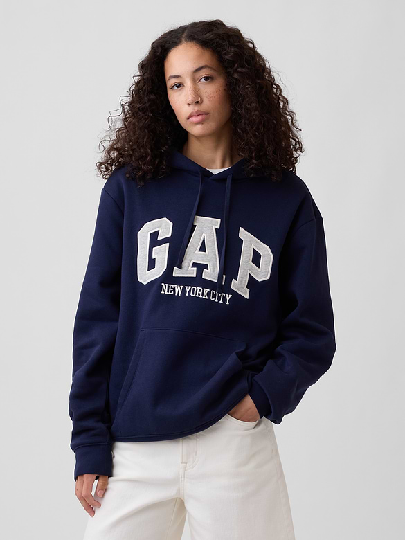 Relaxed Gap City Logo Hoodie