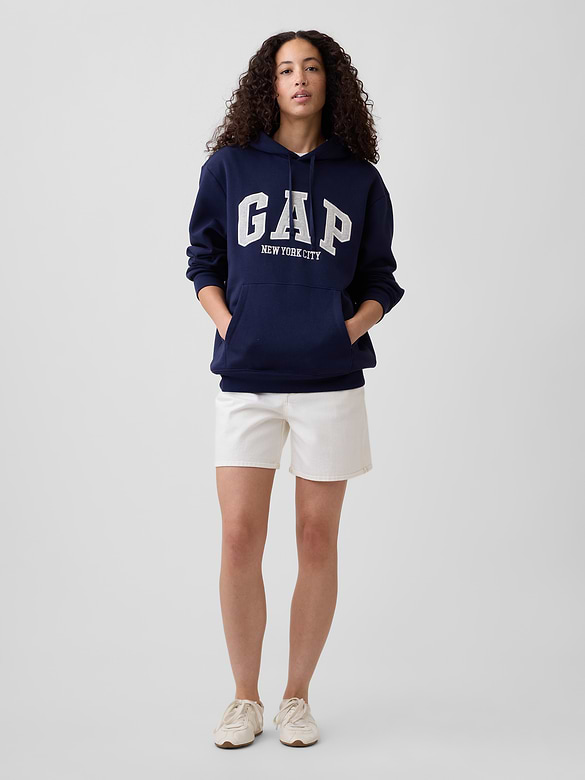 Relaxed Gap City Logo Hoodie