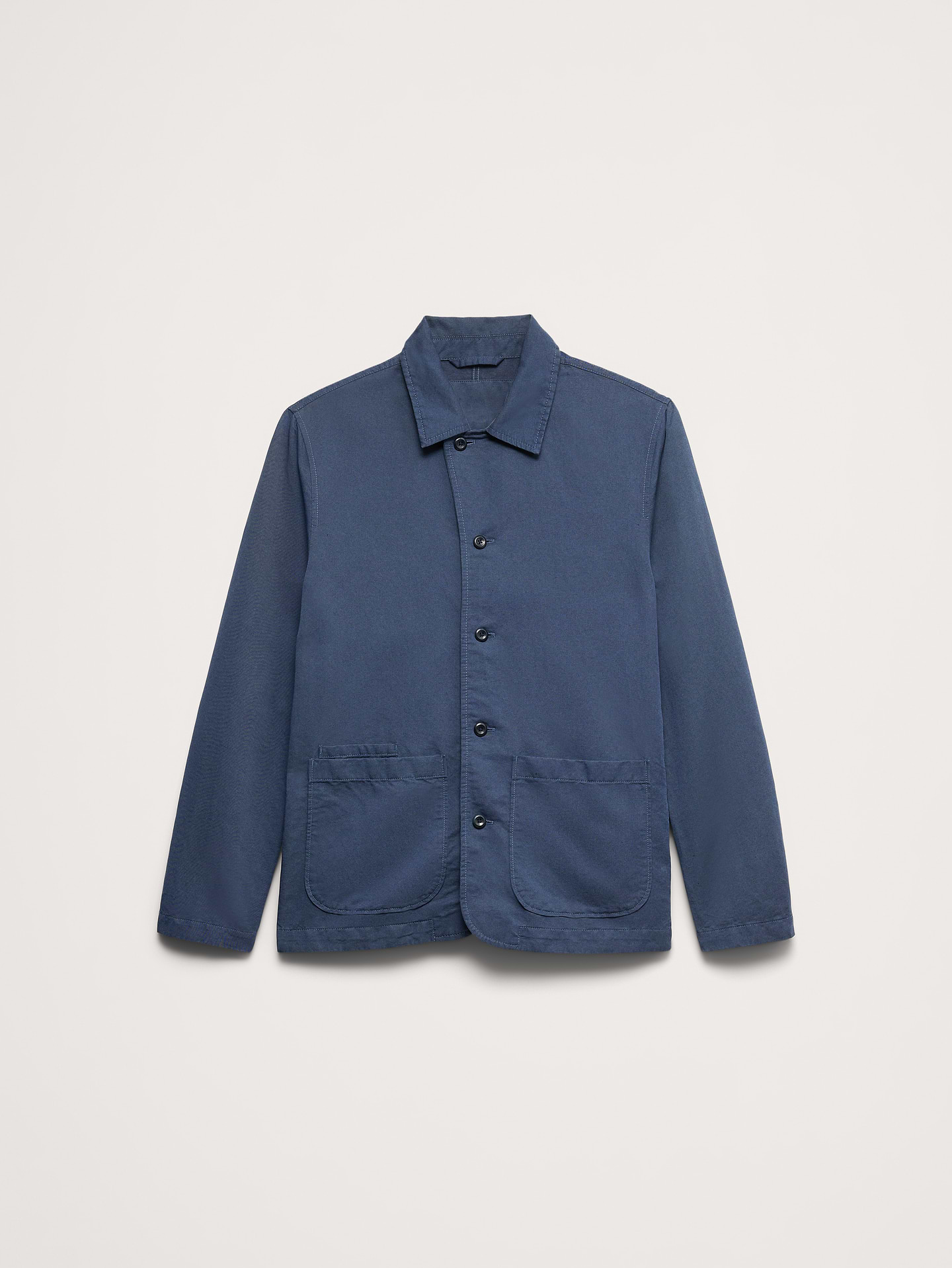 Image number 4 showing, Italian Linen-Cotton Shirt Jacket