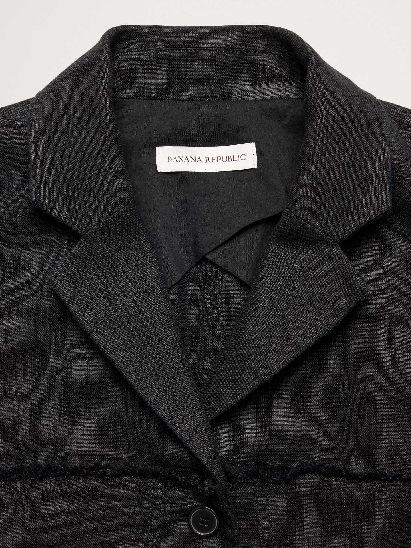 L'image numéro 6 présente Blazer en lin à franges