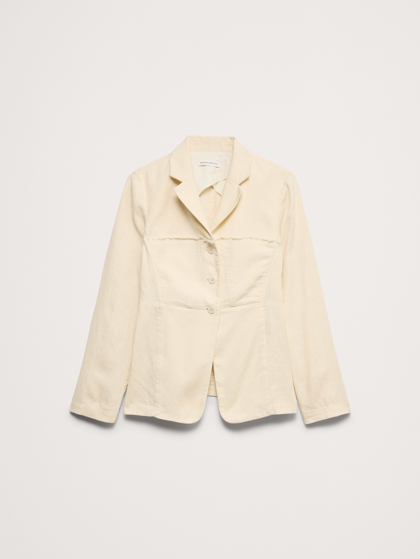 Image number 4 showing, Fringe Linen Blazer