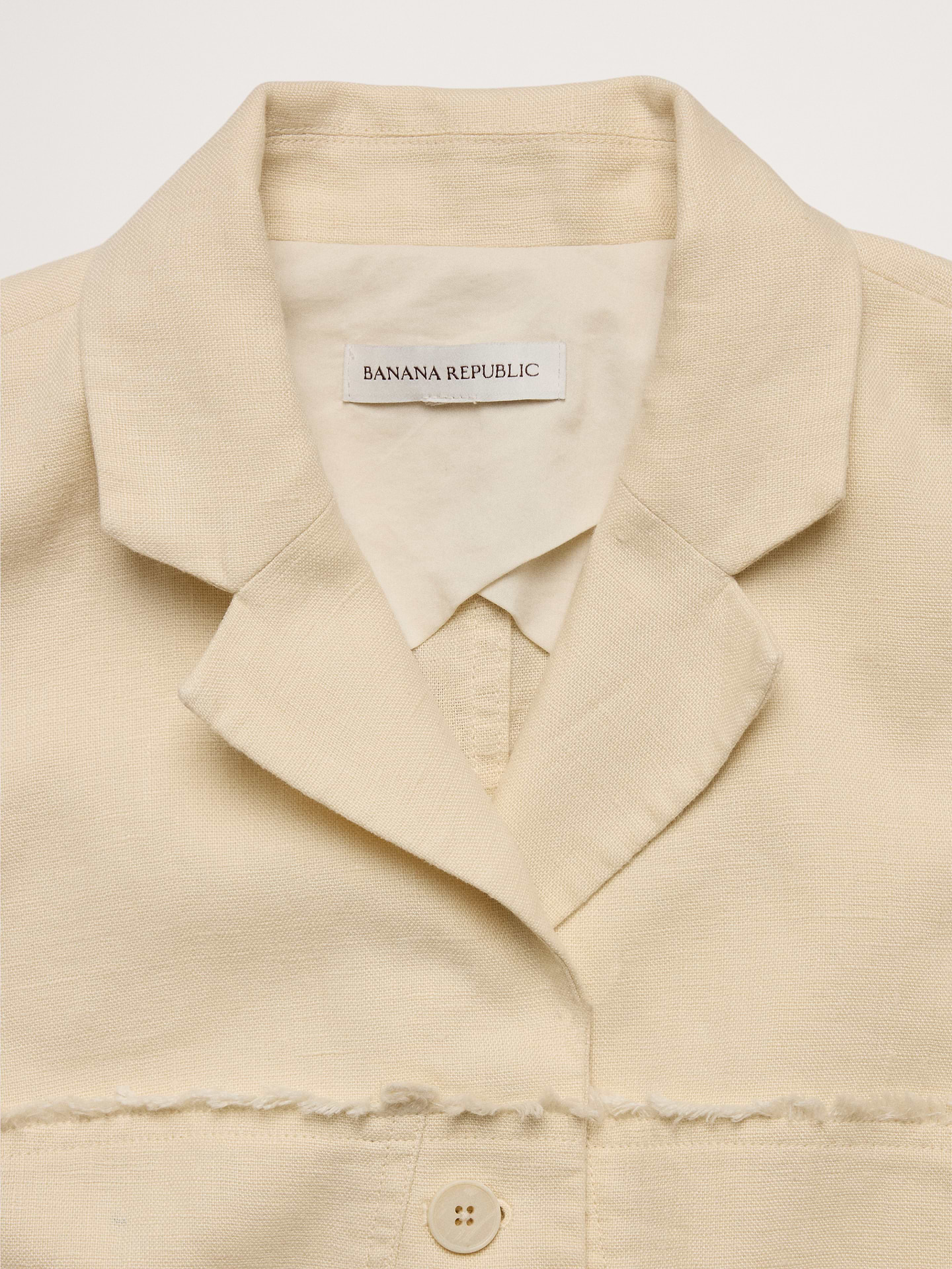 Image number 5 showing, Fringe Linen Blazer