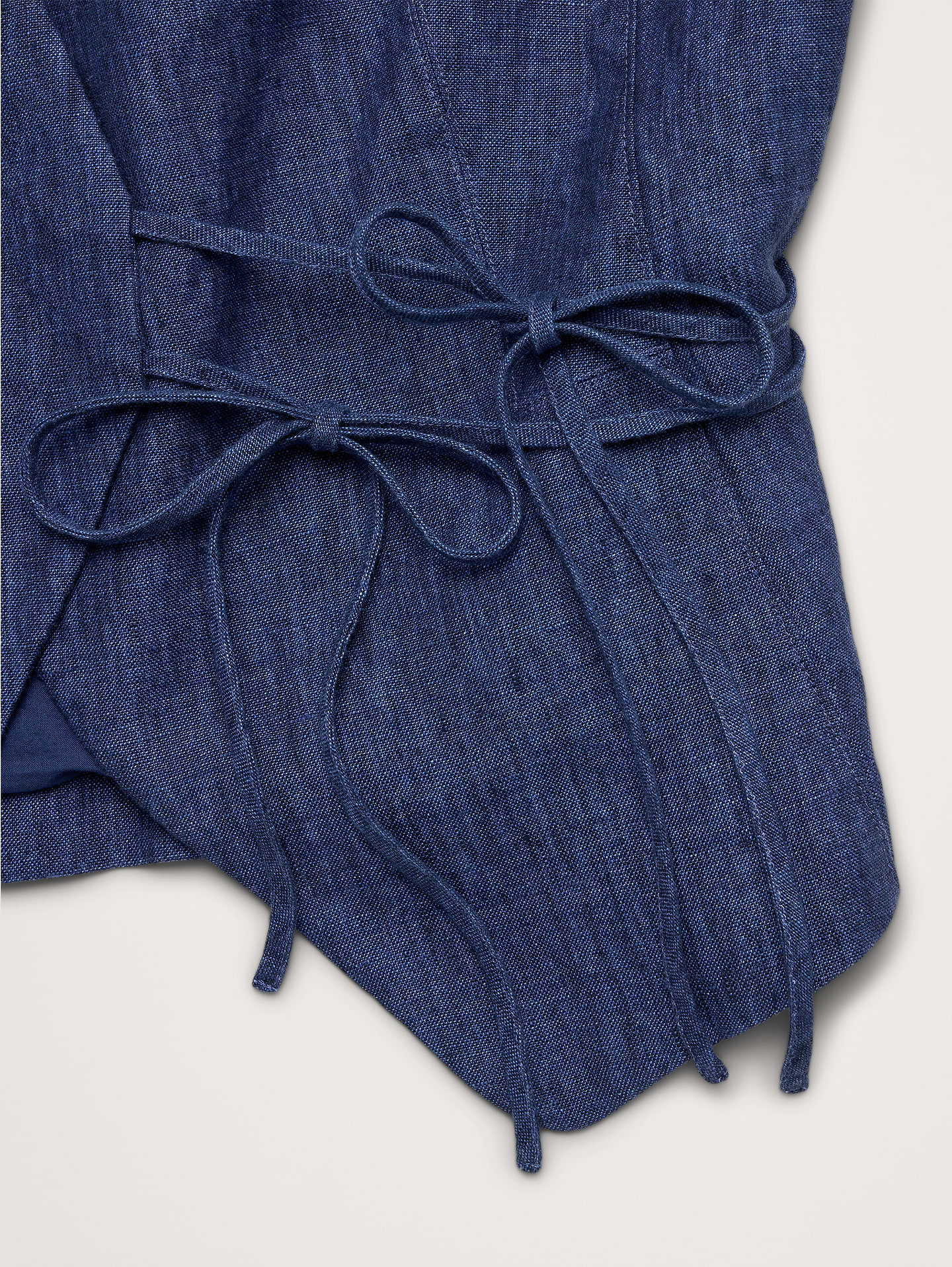 Image number 6 showing, Linen Wrap Vest