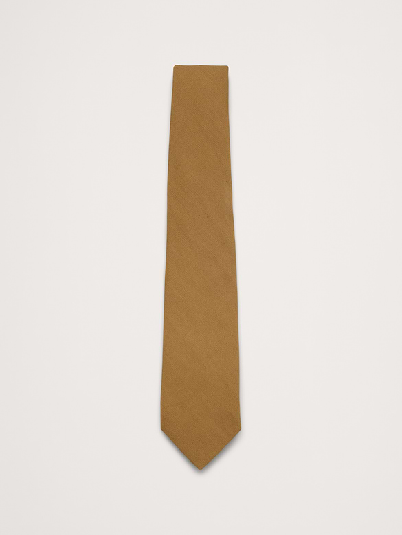 Linen-Cotton Slub Tie