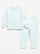 Image number 2 showing, Bounce Fleece Crew-Neck and Sweatpants Set for Toddler Girls