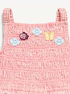 Image number 4 showing, Sleeveless Smocked Textured Dress for Toddler Girls