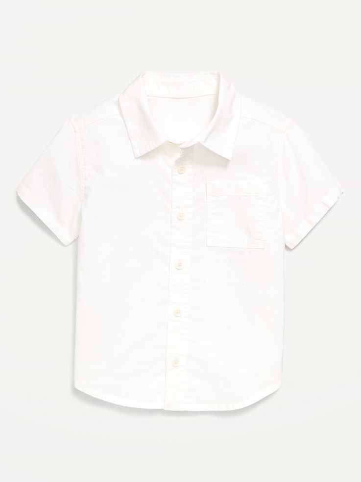 Image 2 of 3, Short-Sleeve Oxford Shirt for Toddler Boys