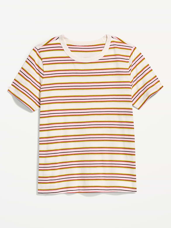 EveryWear Crew-Neck Striped T-Shirt