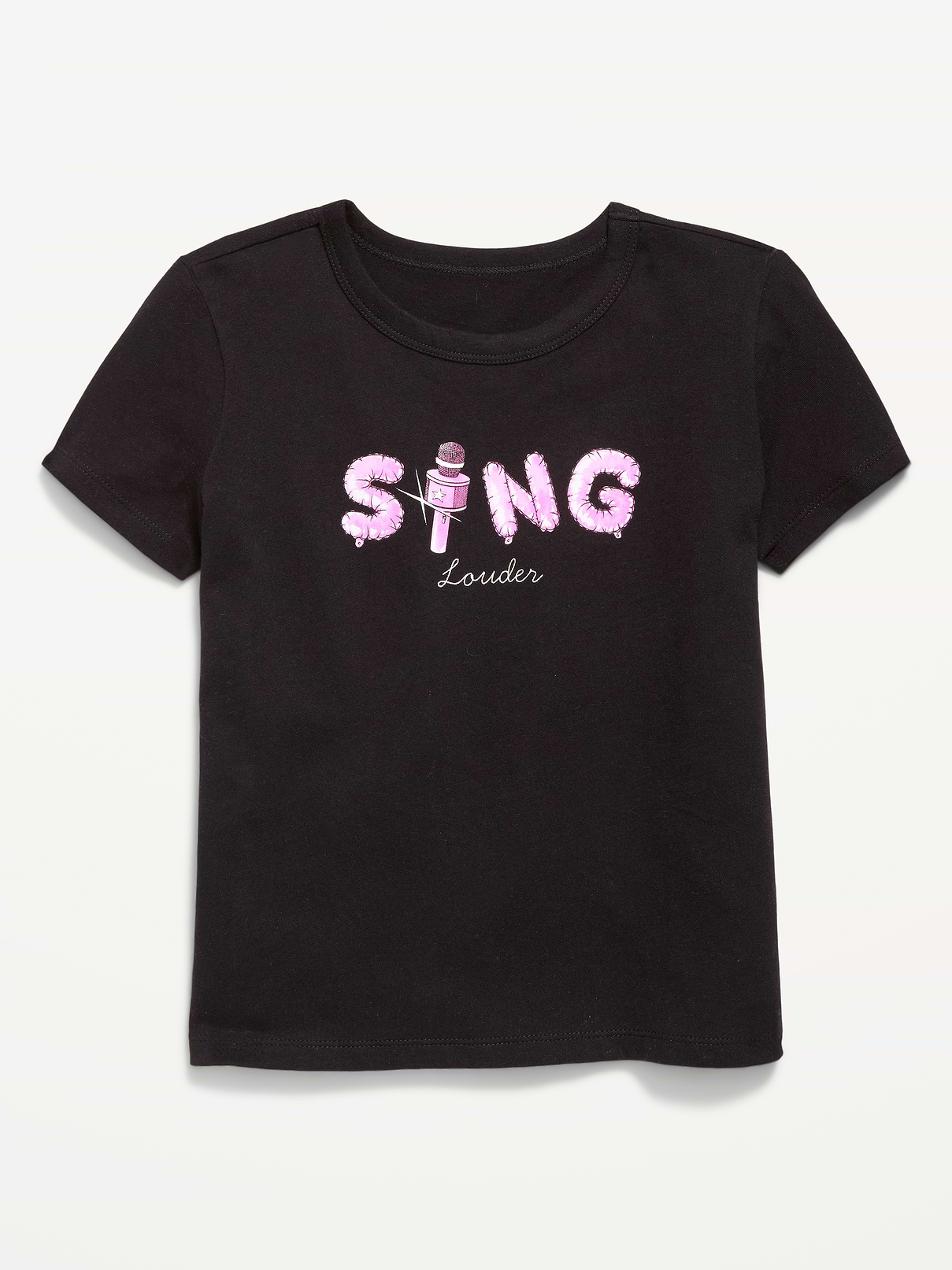 Image number 1 showing, Short-Sleeve Graphic T-Shirt for Girls