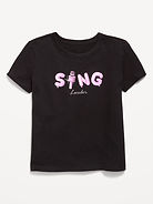 Image number 1 showing, Short-Sleeve Graphic T-Shirt for Girls