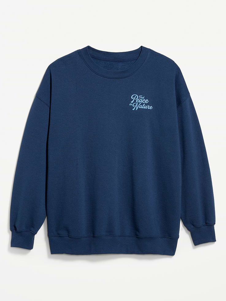Image number 4 showing, SoComfy Oversized Crew-Neck Sweatshirt