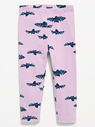 Image number 1 showing, Printed Full-Length Leggings for Toddler Girls