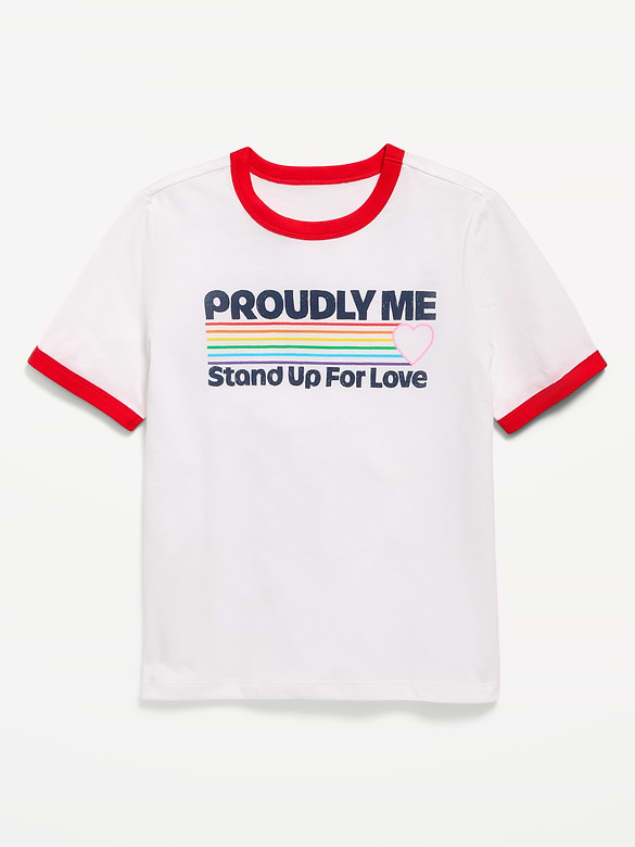Short-Sleeve Pride Graphic T-Shirt for Boys