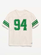 Image number 1 showing, Oversized Mesh Graphic Football T-Shirt for Boys