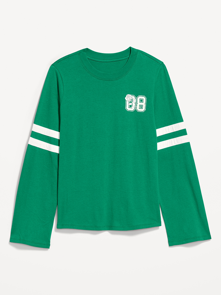 Image number 4 showing, EveryWear Long-Sleeve Graphic T-Shirt