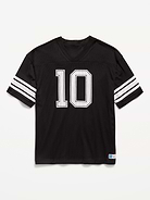 Image number 1 showing, Oversized Mesh Graphic Football T-Shirt for Boys