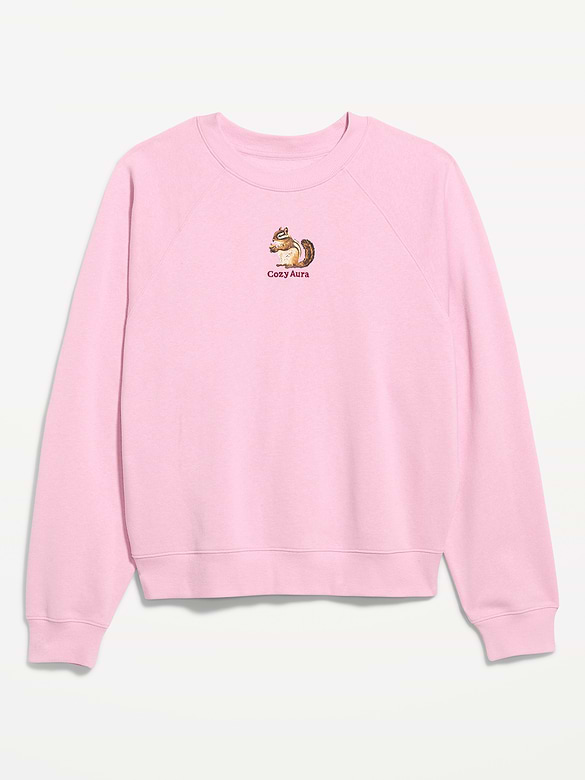 Oversized Raglan Sweatshirt