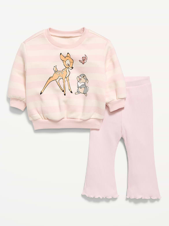 Disney© Bambi Graphic Sweatshirt and Legging Set for Baby