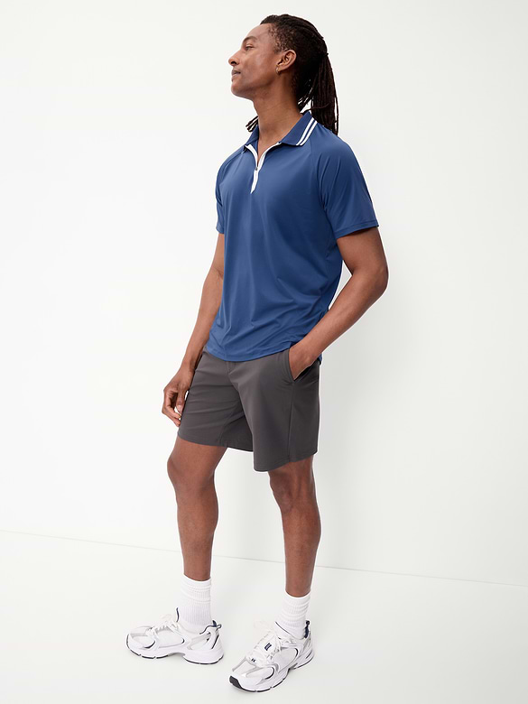 Modern Tech Zip Polo
