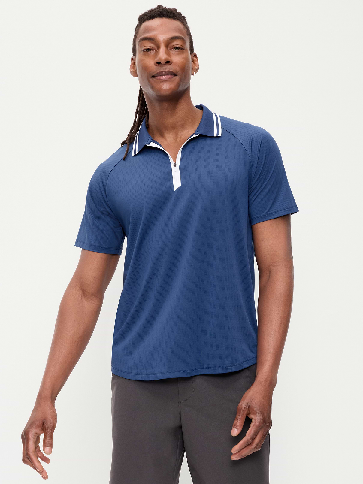 Modern Tech Zip Polo