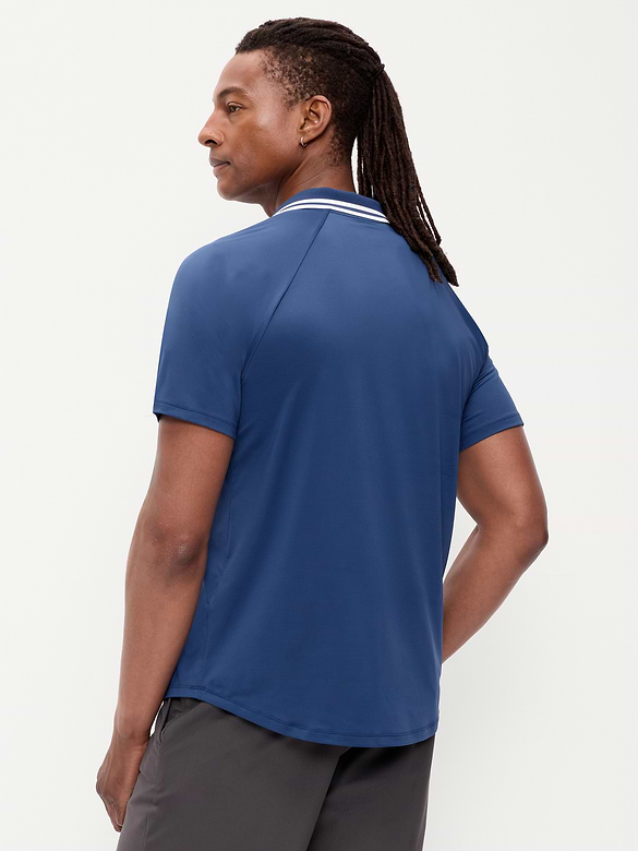 Modern Tech Zip Polo