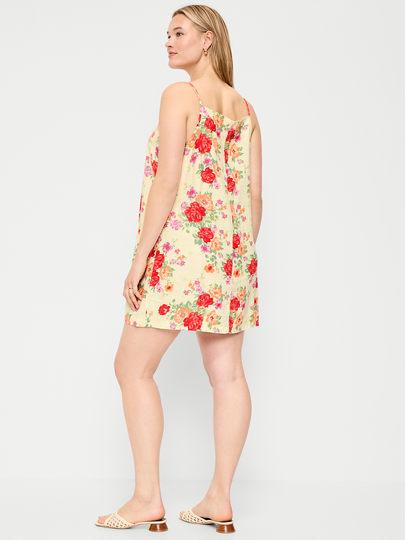 Sleeveless Mini Shift Dress