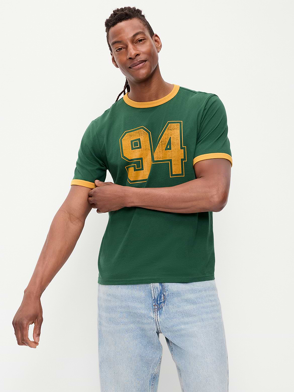Graphic Ringer T-Shirt