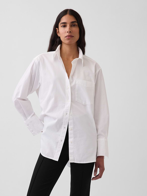 Organic Cotton Oxford Big Shirt