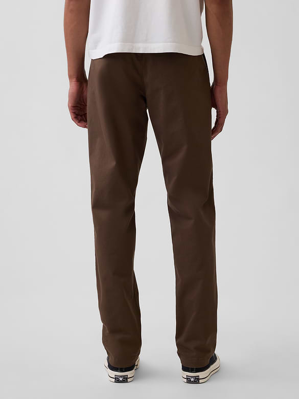 Modern Straight Khakis
